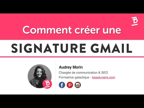 Comment Créer une Signature Gmail Professionnelle avec Images, Logo et Icônes de Réseaux Sociaux