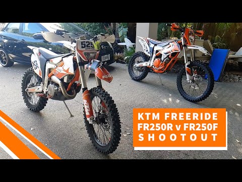 Freeride FR 250R V FR 250F Shoot out Review