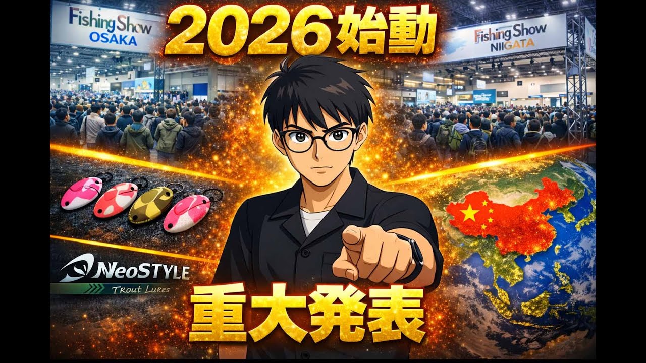 【2026始動】例の問題！真実公開＋新商品＋サプライズゲスト｜neoSTYLE大発表LIVE🔴　#エリアトラウト