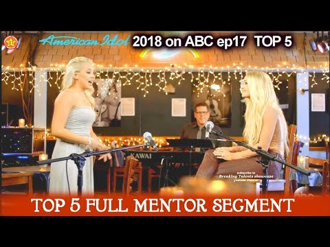 Gabby Barrett and Carrie Underwood Full MENTOR SEGMENT American Idol 2018 Top 5