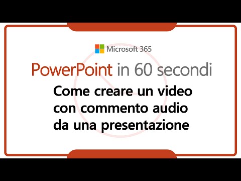 Come creare un video con commento audio da una presentazione PowerPoint | Microsoft 365