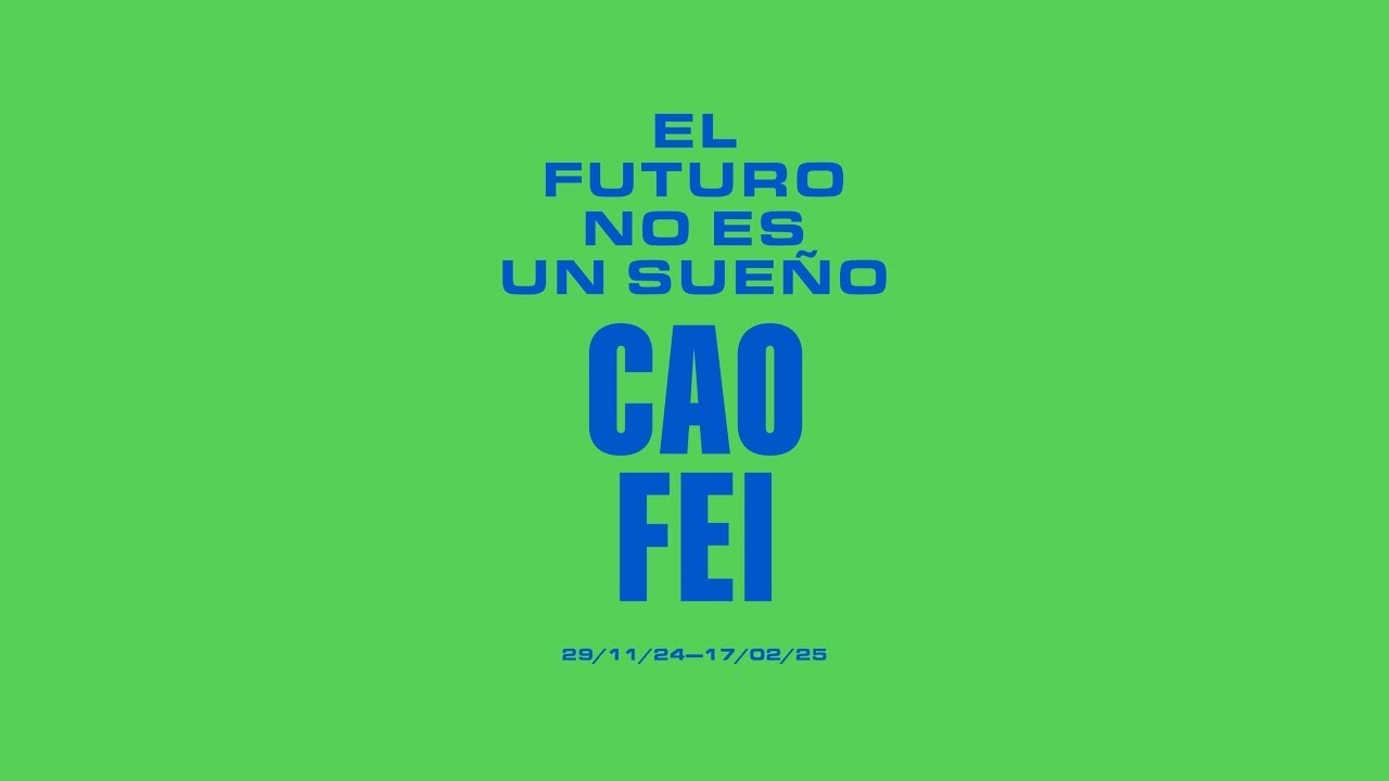 Conferencia inaugural Cao Fei. El futuro no es un sueño.