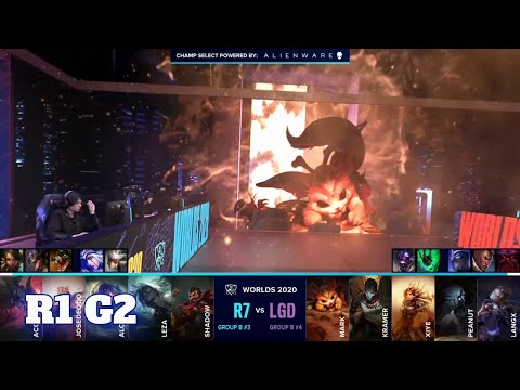R7 vs LGD - Game 2 | Round 1 Play-Ins S10 LoL Worlds 2020 | Rainbow 7 vs LGD Gaming G2