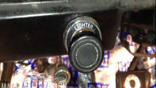 How To Remove Headlight Switch Early Ford Mustang | 71-73 Mustang Bezel Removal