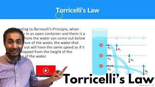 Fluids | Physics | Torricelli's Law