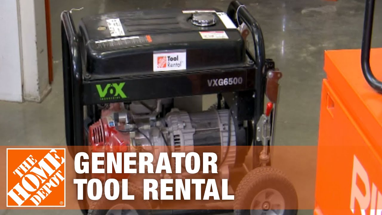 Generator Tool Rental | The Home Depot