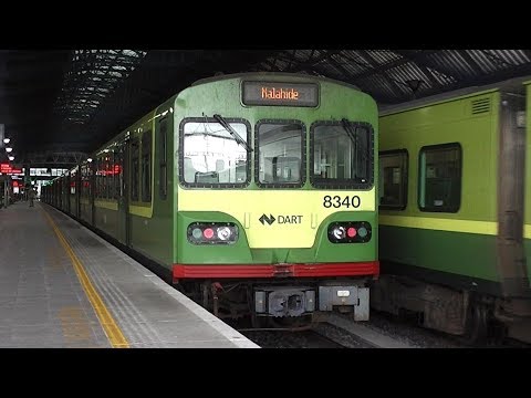Irish Rail 8300 Class Dart Train number 8340 - Pearse Station, Dublin