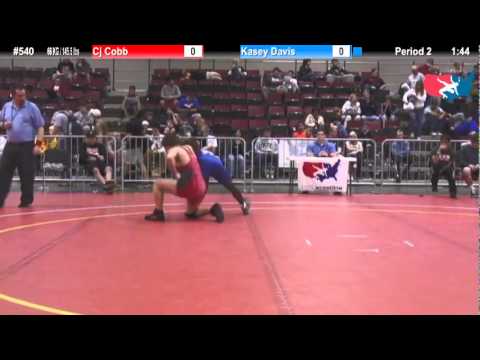 FILAJRFS: 66 KG / 145.5 lbs: Cj Cobb (Penn) vs. Kasey Davis (Edinboro)