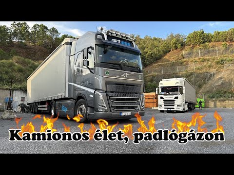 A kamionos 1 napja - 3400 Km padlógázon
