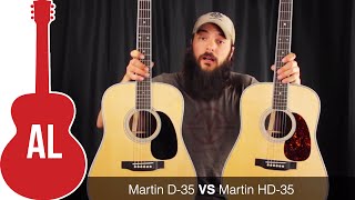 Video thumbnail for Martin D-35 vs HD-35 - Review and Comparison by Acoustic Letter