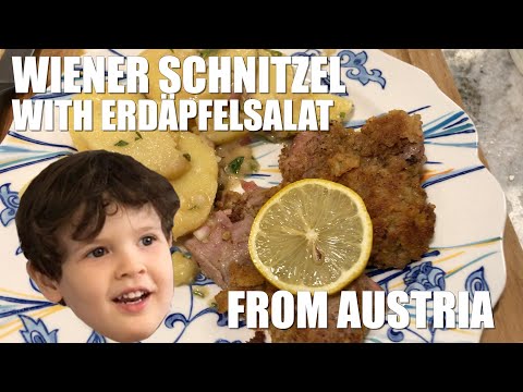 WIENER SCHNITZEL Recipe from AUSTRIA | Cooking with Kids