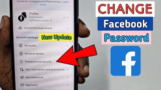 How to Change Facebook Password in 2023 | New Update |