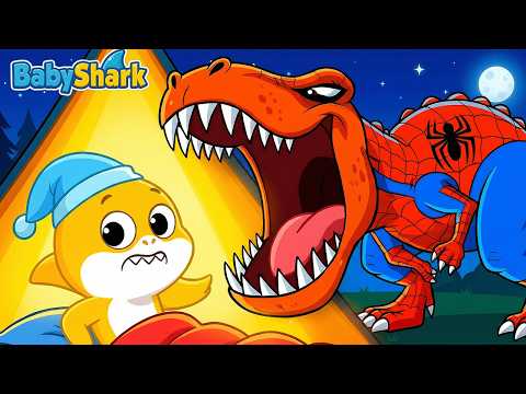 Giant Dinosaur at the Window! | Baby Shark Kids Song