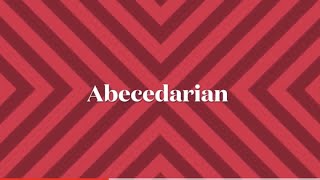 Word of the Day Abecedarian from Weirdly Specific Words by Tyler Vendetti