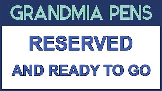 RESERVED AND READY TO GO