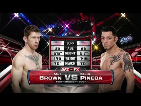 Mike Brown vs Daniel Pineda full fight
