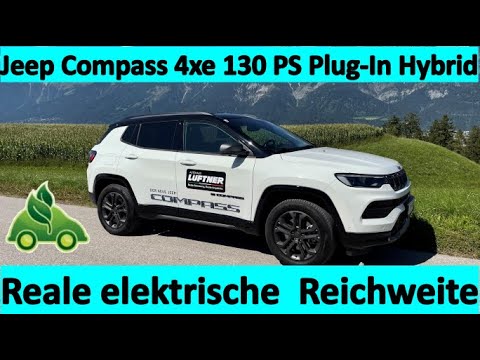 Jeep Compass Plug-In Hybrid - Test der elektrischen Reichweite
