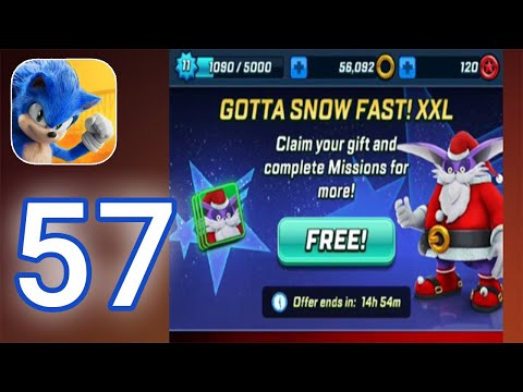 Sonic Forces - Gameplay Walkthrough Part 57 - Gotta Snow Fast (iOS, Android)