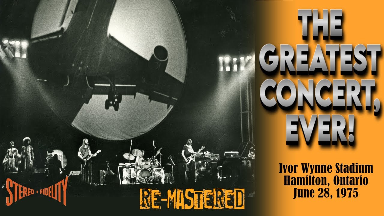 The Greatest Concert, EVER! Pink Floyd at Ivor Wynne Stadium, Hamilton, Ontario, June 28, 1975
