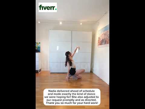 Nadia Boyko, dance choreography for Prism Project, Fiverr