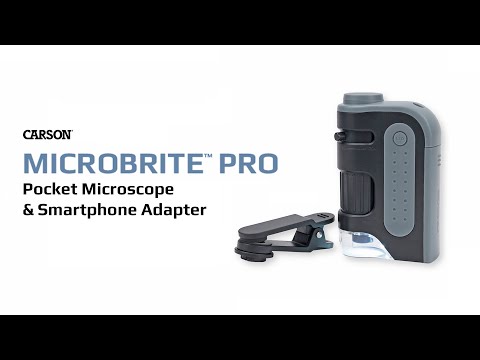 Mikroskopas Carson MM-300 MicroBrite Plus 60-120x video