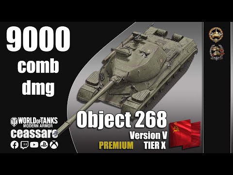 Object 268 Version V / PlayStation 5 / WoT Console 1080p60 HDR