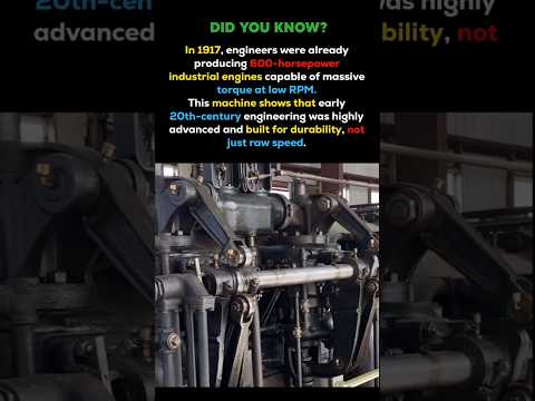 Engineers Built 600 HP Engines in 1917  Power Before Speed Existed #usa #shorts