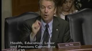 Rand Paul Chews Out EEOC "You Don't Feel Any Guilt?!" Flashback