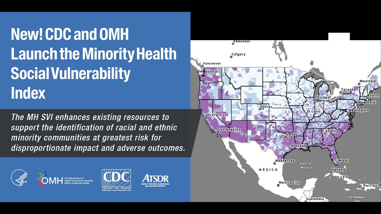Introduction to the CDC and OMH Minority Health Social Vulnerability Index