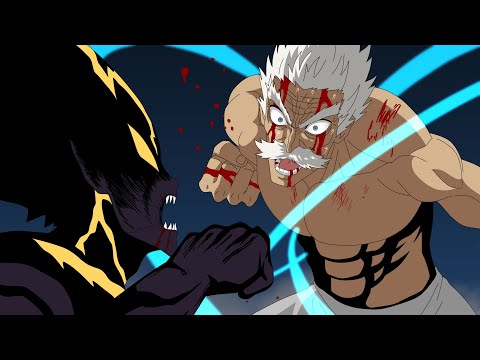 One punch man "GAROU VS BANG" full fight (with subtitles) - Fan animation