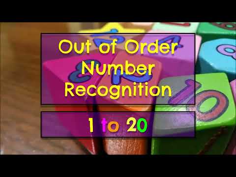 Learning Numbers 1-20 | Out of Order Number Recognition | Identify Numbers | Learn Numbers up to 20
