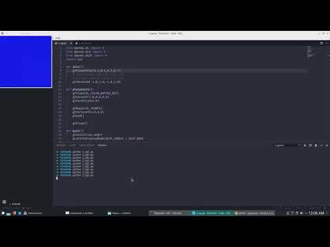 Lines and Points using pyOpenGL | PART - 4 | Graphics using Python 3 tutorial series