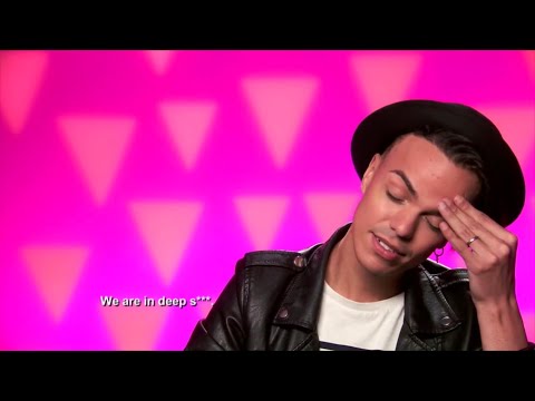 nicky doll speaking french on rupaul’s drag race for one minute straight