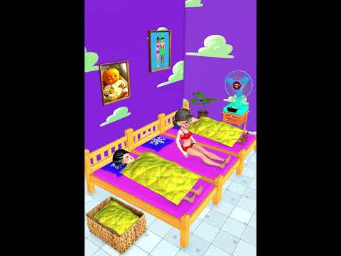 Scary Teacher Nick and Tani Where did all the blankets go? #nickandtani #scaryteacher #shorts