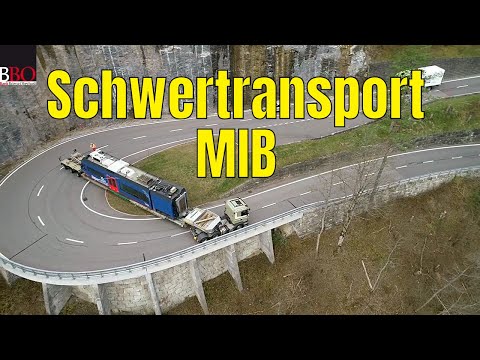 Die NEUE MIB BAHN ist da! 🔴 Spektakulärer Schwertransport nach Innertkichen