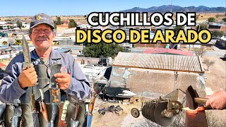SE ESTA PERDIENDO ESTE OFICIO, CUCHILLOS ARTESANALES DE DISCO DE ARADO