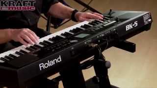 Kraft Music - Roland BK-5 Backing Keyboard Performance with Scott Berry