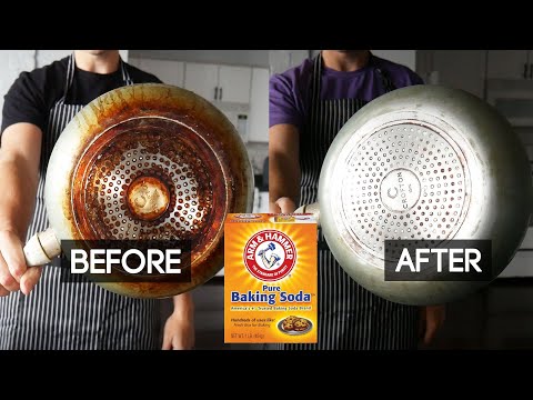 How to Clean Bottom of Pan with Baking Soda and...