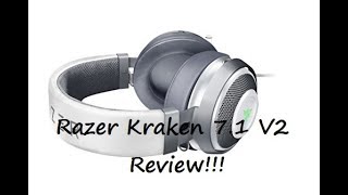Video thumbnail for Razer Kraken 7.1 V2 Mercury Review!!! by Bashur