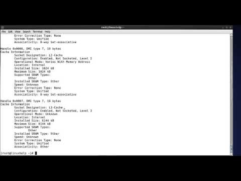 How to retrieve hardware information using Dmidecode command ...