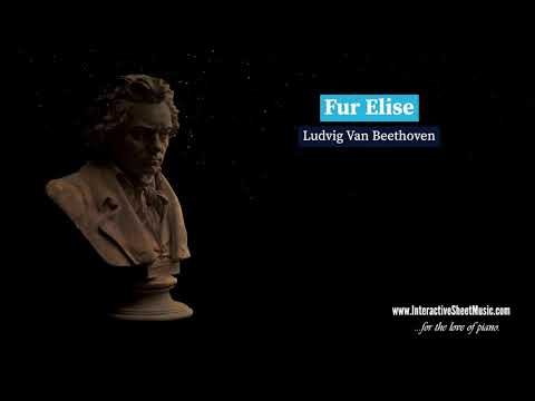 Fur Elise Piano Sheet Music