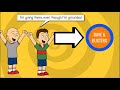 Boris Jr Goes To Dave Busters While Grounded Featuring Classic Caillou