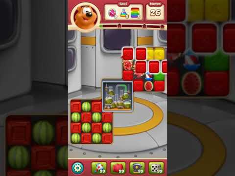 Toon Blast Level 3018 NO BOOSTERS - A S GAMING ✔️