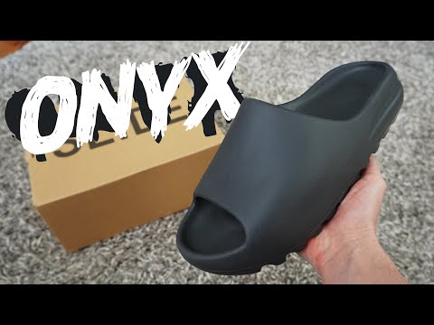 THE BEST YEEZY SLIDE YET! Yeezy Onyx Slide Review