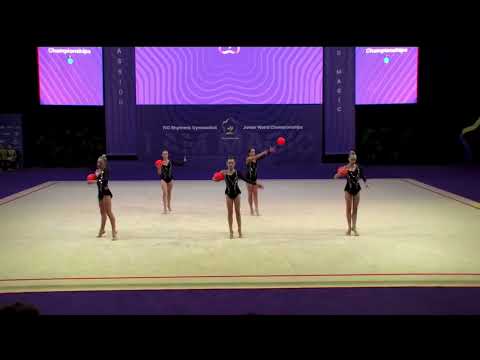 GREAT BRITAIN Group GBR 5 Balls AA FIG JUNIOR WORLD CHAMPIONSHIP