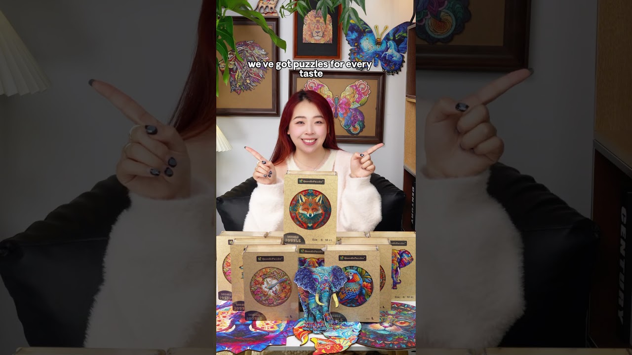 🧩Discount code: Puzzlelove #linkinbio #woodenpuzzle #jigsawpuzzle #crafts