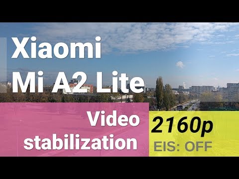 Xiaomi Mi A2 Lite 2160p video sample - EIS off