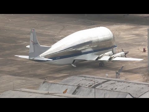 NASA’s bizarre but incredible ‘Super Guppy’ plane spotted in Houston
