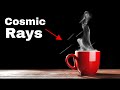 Can You See Cosmic Rays on Hot Drinks?