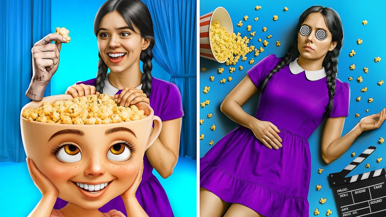 ウェンズデー・アダムスに何があったの！？ バレリーナ カプチーノVSイーニッドVSハーレイ・クインVSマリオ！